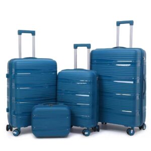 4 piece hard shell luggage set